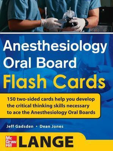 Buy Anesthesiology Oral Board Flash Cards (English, Paperback) Online at Best Price - GlowMirror