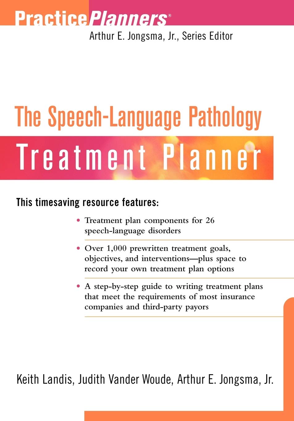 Buy The Speech-Language Pathology Treatment Planner (English, Paperback, Keith Landis, Judith Vander Woude, David J. Berghuis) Online at Best Price - GlowMirror