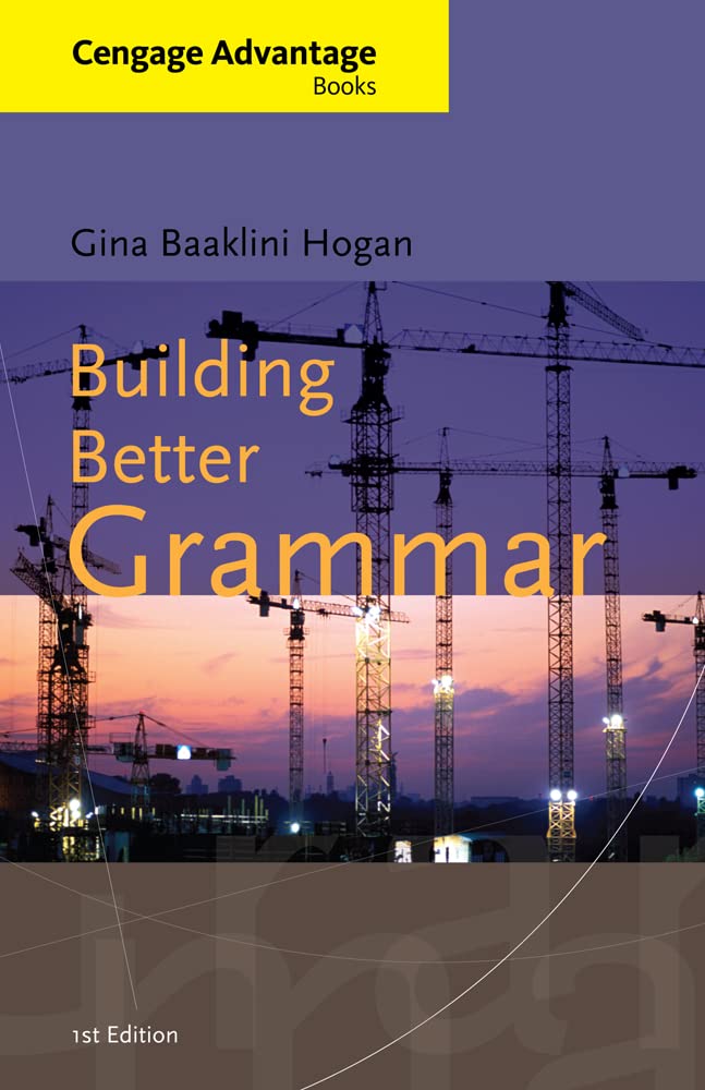 Buy Building Better Grammar (English, Paperback, Gina Hogan) Online at Best Price - GlowMirror