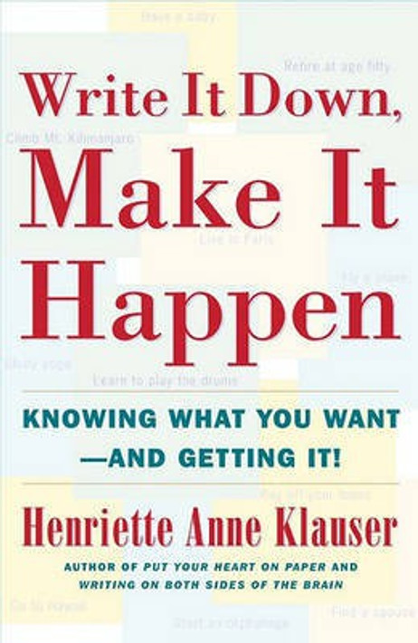 Buy Write It Down Make It Happen (English, Paperback) Online at Best Price - GlowMirror