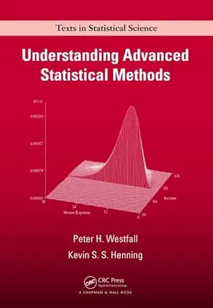 Buy Understanding Advanced Statistical Methods (Chapman & Hall/CRC Texts in Statistical Science) (English, Hardcover, Peter Westfall, Kevin S. S. Henning) Online at Best Price - GlowMirror
