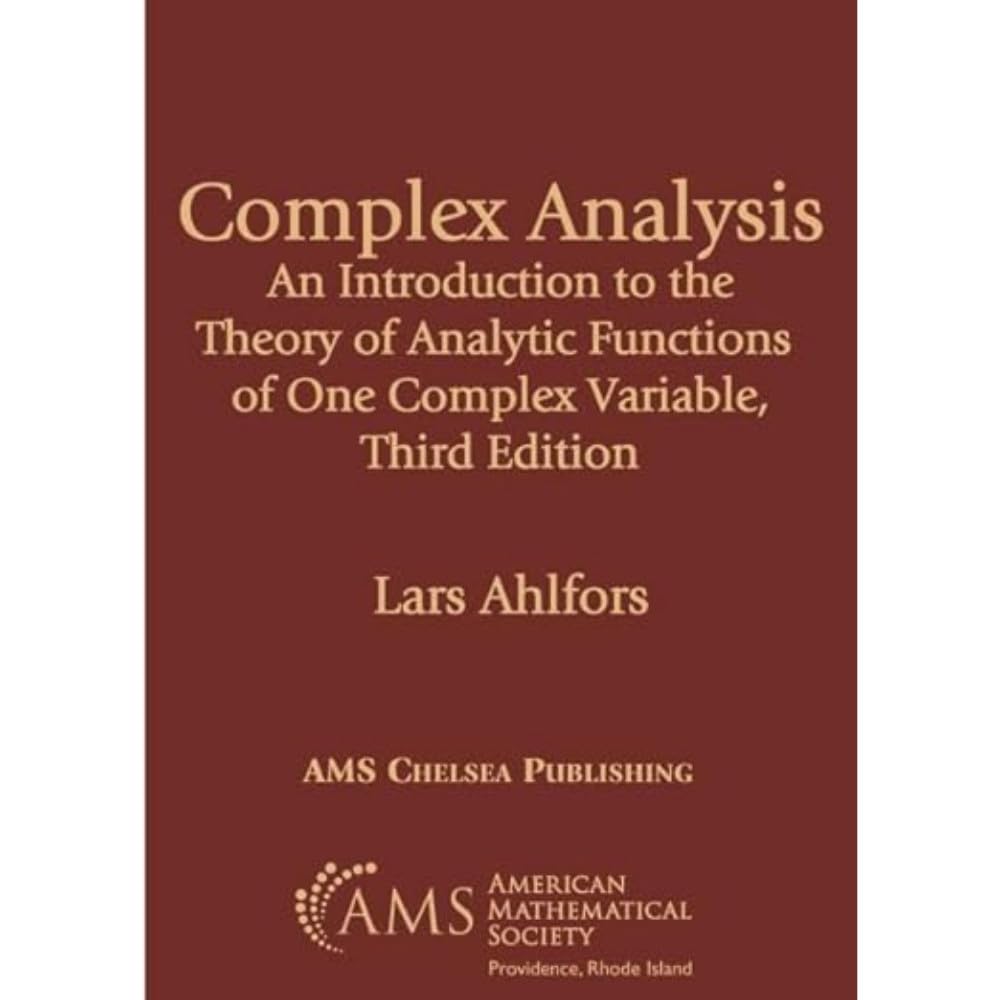 Buy Complex Analysis: An Introduction to the Theory of Analytic Functions of One Complex Variable (AMS Chelsea Publishing) (English, Paperback, Lars Ah... Online at Best Price - GlowMirror